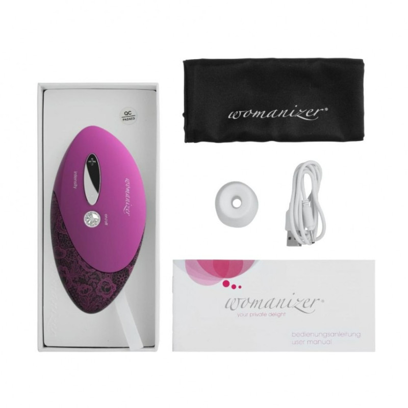 Вакуумний кліторальний стимулятор Womanizer W-500 Magenta