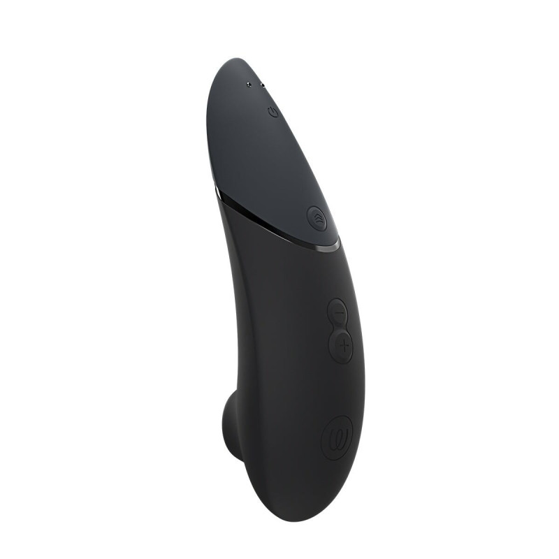 Вакуумний кліторальний стимулятор Womanizer Next Black, 3D Pleasure Air, 14 рівнів інтенсивності