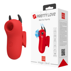Вакуумний вібростимулятор Pretty Love Magic Devil Stimulator Red