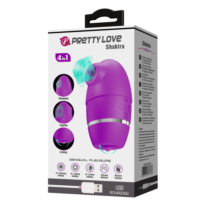 Вібратор Pretty Love Shakira Purple