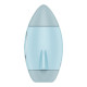 Вакуумний стимулятор з вібрацією Satisfyer Mission Control Blue, 2 незалежні мотори