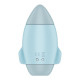 Вакуумний стимулятор з вібрацією Satisfyer Mission Control Blue, 2 незалежні мотори