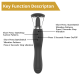 Вібратор Erospace Sweet Play Clitoral Licking Tongue And Vibrator 2in1 A6
