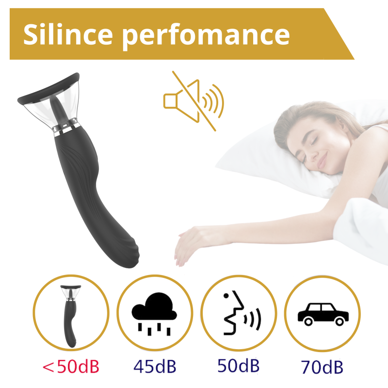 Вібратор Erospace Sweet Play Clitoral Licking Tongue And Vibrator 2in1 A6