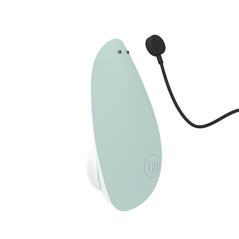 Вакуумний кліторальний стимулятор Womanizer Liberty 2 Sage, 8 режимів, магнітна кришечка