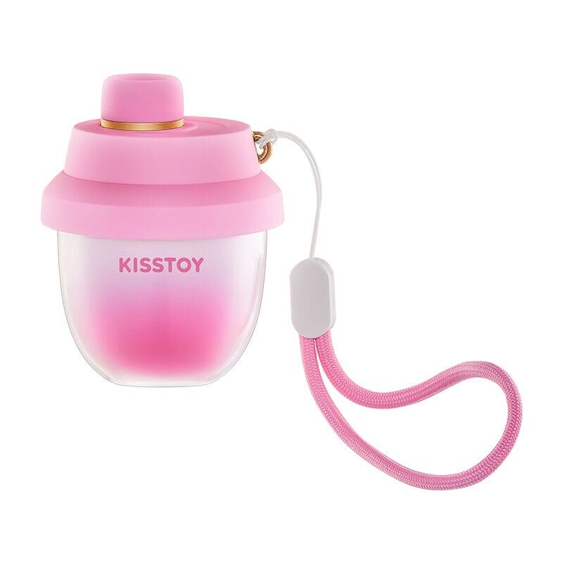 Вакуумный стимулятор-брелок KISSTOY Kiss Pods, 5 уровней интенсивности + Turbo-режим, 2 насадки