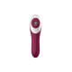 Вакуумный стимулятор с вибрацией Satisfyer Dual Crush Wine Red