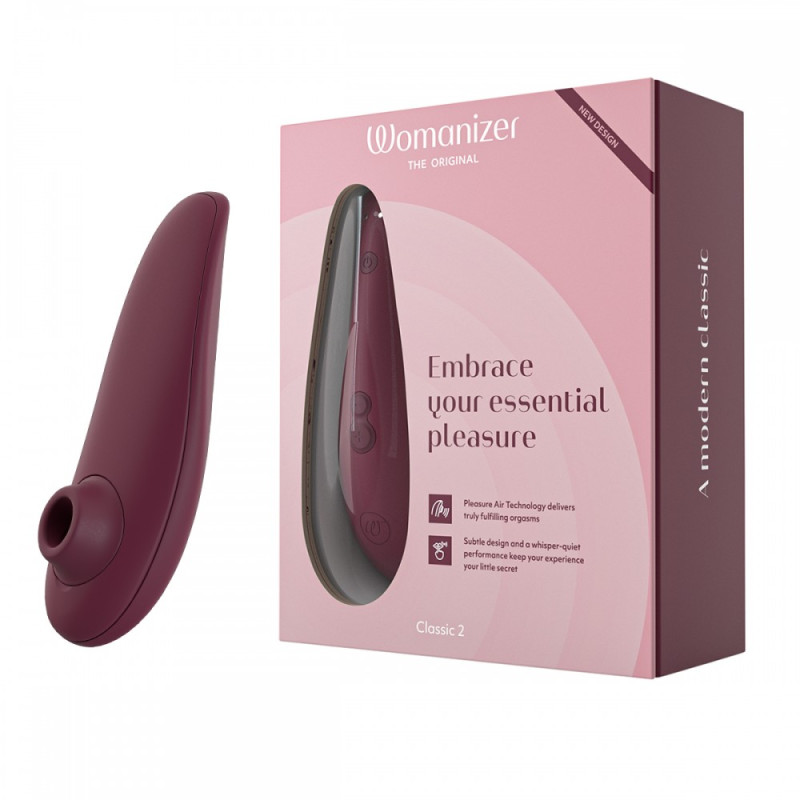 Вакуумний стимулятор клітора Womanizer Classic 2 Bordeaux