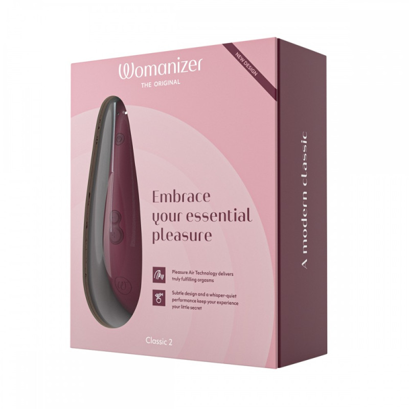 Вакуумний стимулятор клітора Womanizer Classic 2 Bordeaux