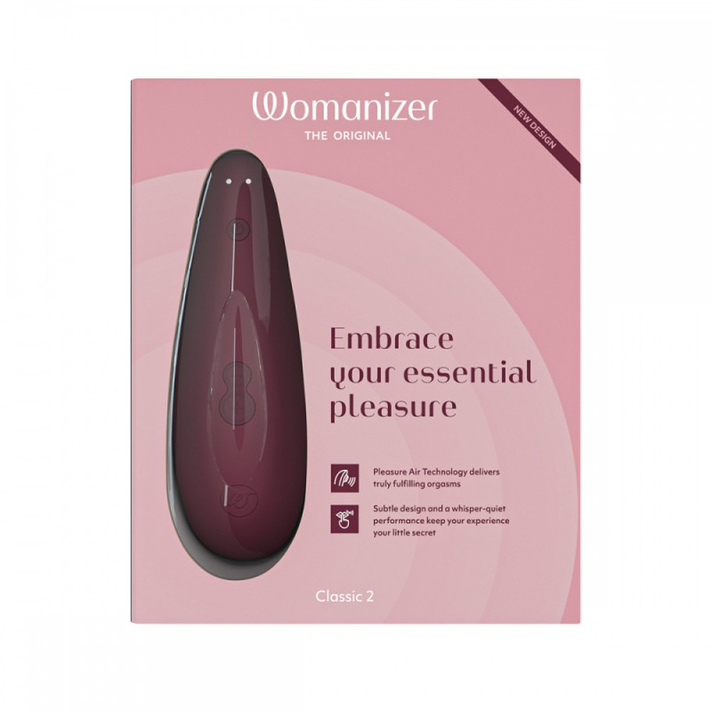 Вакуумний стимулятор клітора Womanizer Classic 2 Bordeaux