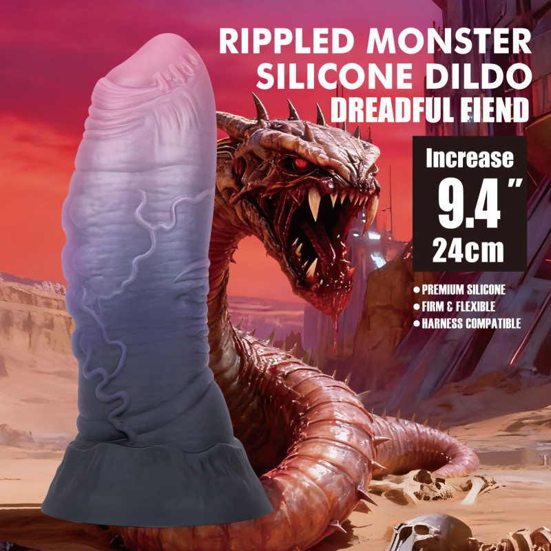 Фентезійний фалоімітатор Power Monsters Dreadful Fiend, 24 см