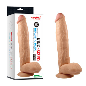 Фалоімітатор із мошонкою LoveToy Legendary King Sized Realistic Dildo 11