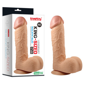 Фалоімітатор з мошонкою LoveToy Legendary King Sized Realistic Dildo 9