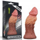 Фаллоимитатор LoveToy DualLoveToyLayered Silicone Plug 7 Brown