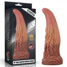 Фаллоимитатор LoveToy DualLoveToyLayered Silicone Tongue 10 Brown