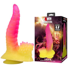 Фентезійний фалоімітатор Power Monsters Flamebeast, 22.5 см