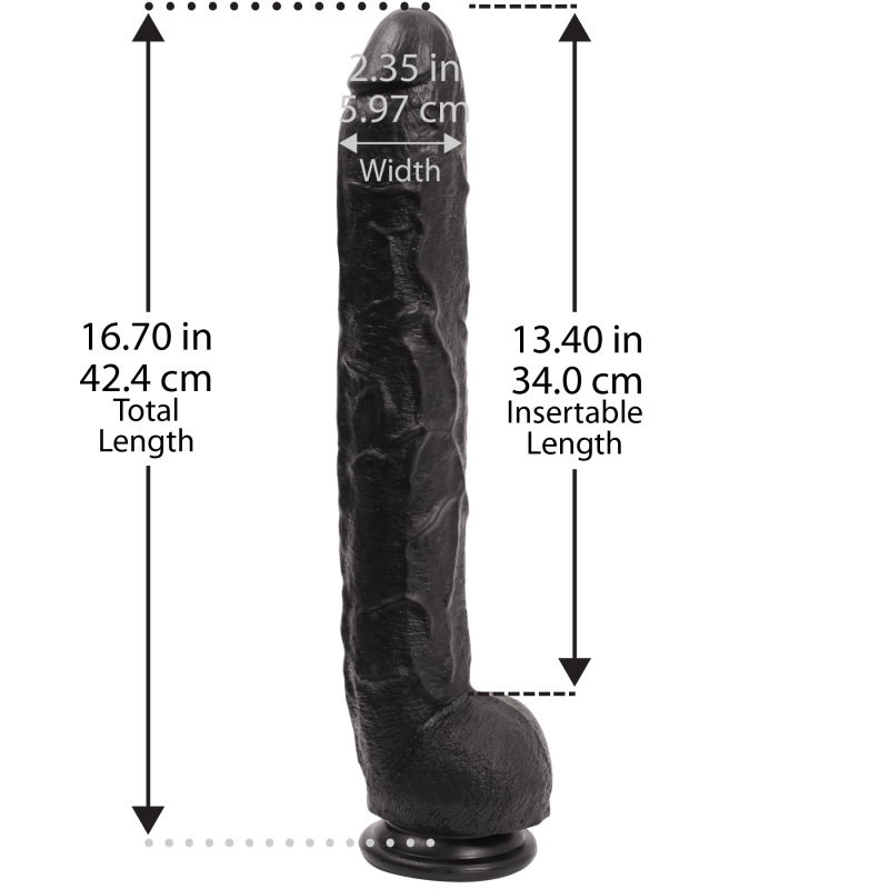 Фалоімітатор Doc Johnson Dick Rambone Cock Чорний