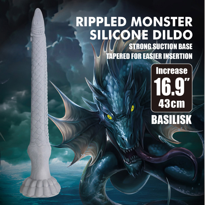 Фентезійний фалоімітатор Power Monsters Basilisk, 43 см