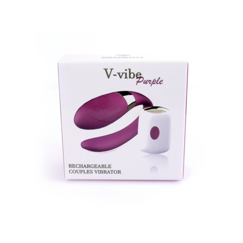 Вибратор для пар B - Series Smart V-Vibe, USB, 7 Function, Remote Control Purple