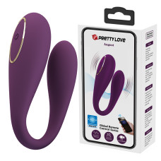 Вібратор Pretty Love August Stimulator Plum (App)