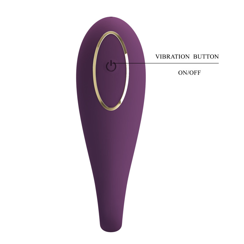 Вибратор Pretty Love August Stimulator Plum (App)