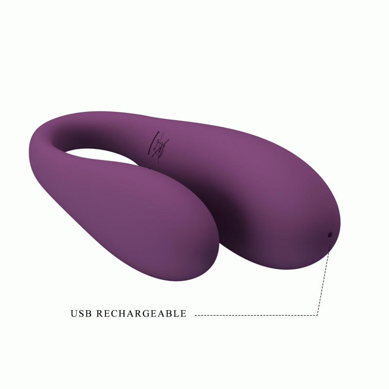 Вибратор Pretty Love August Stimulator Plum (App)