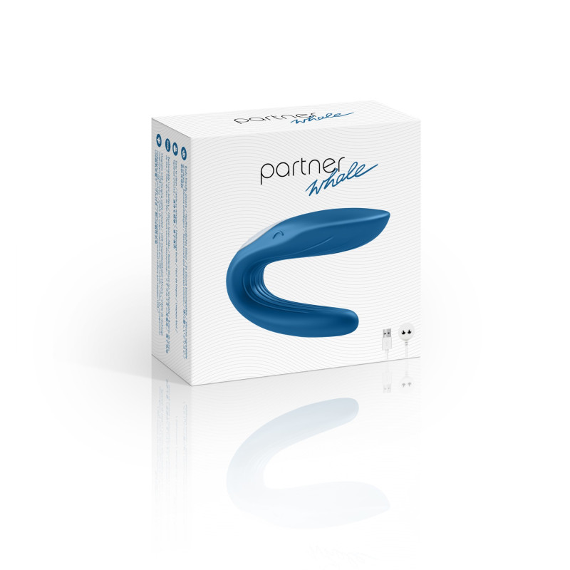 Вібратор для пар Satisfyer Double Whale з двома моторчиками
