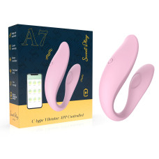 Вібратор Erospace Sweet Play C-Type Vibrator App Control A7