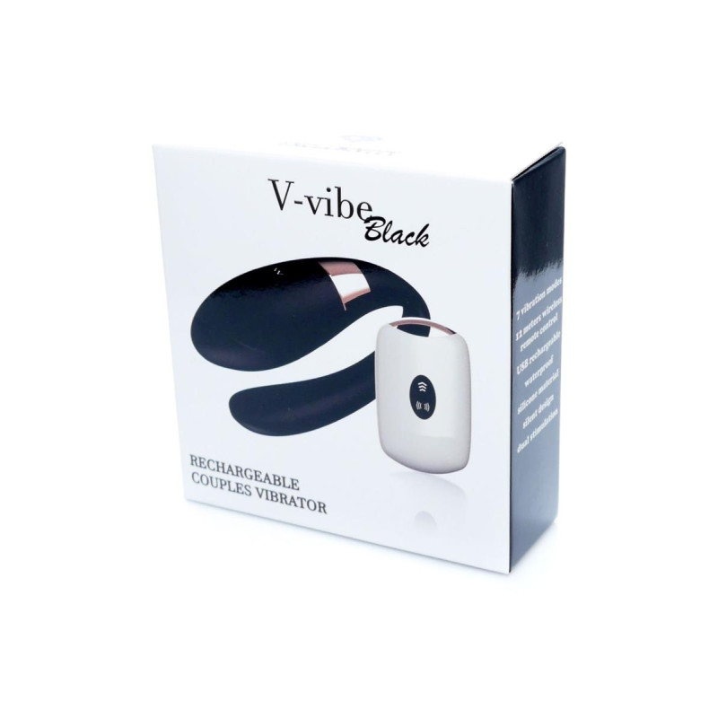 Вибратор для пар B - Series Smart V-Vibe, USB, 7 Function, Remote Control Black