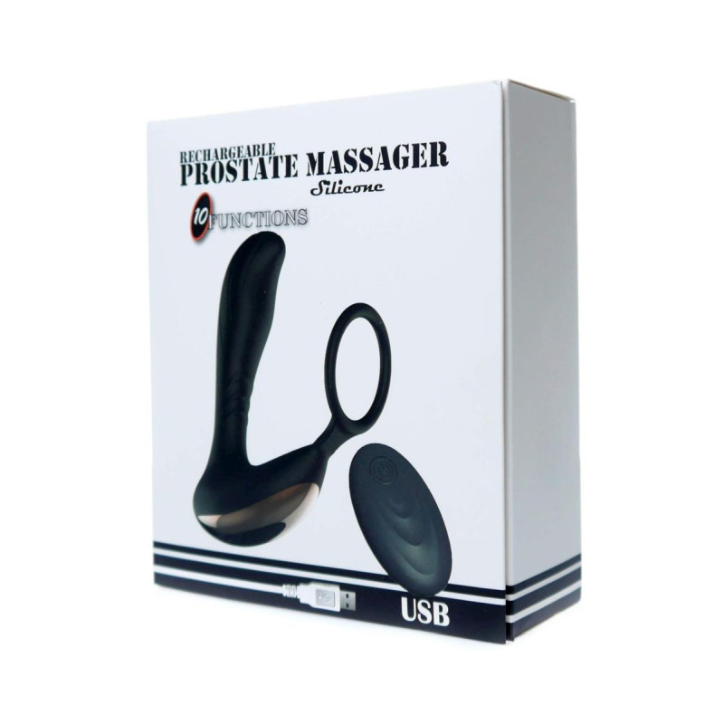 Масажер простати B - Series Magic Prostate Massager With Ring, 10 Function