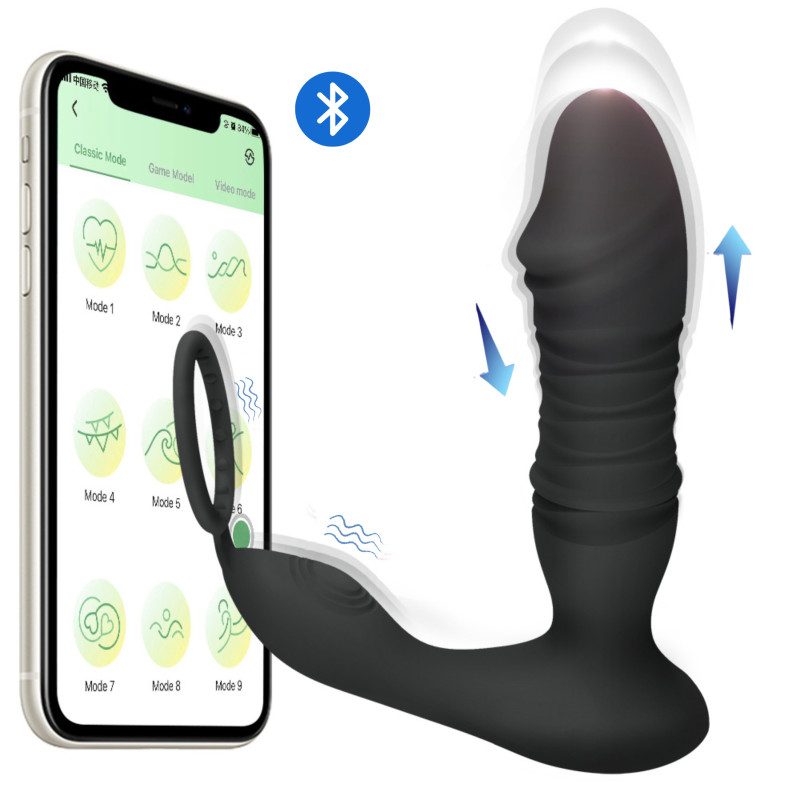 Массажер простаты Erospace Men's Play Thrusting Prostate Massager APP Controlled B5