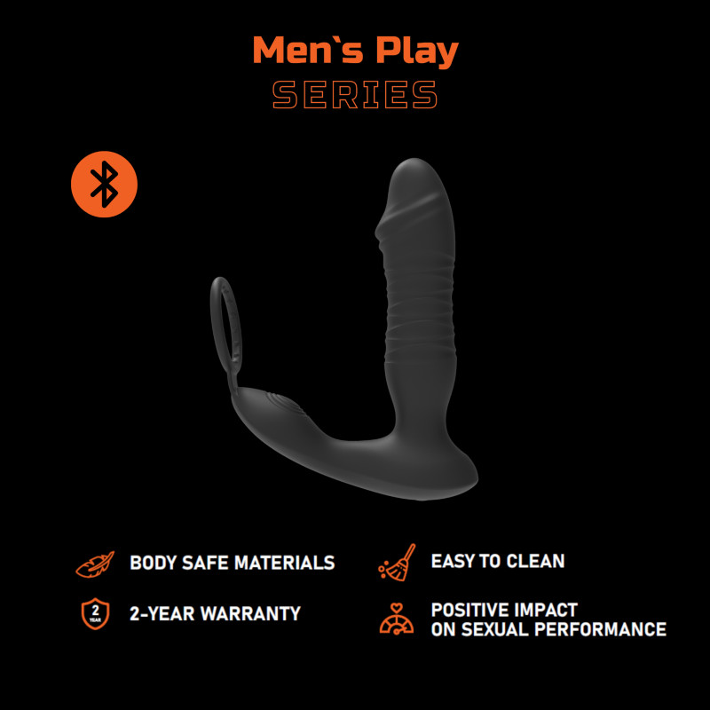Массажер простаты Erospace Men's Play Thrusting Prostate Massager APP Controlled B5
