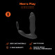 Массажер простаты Erospace Men's Play Thrusting Prostate Massager APP Controlled B5
