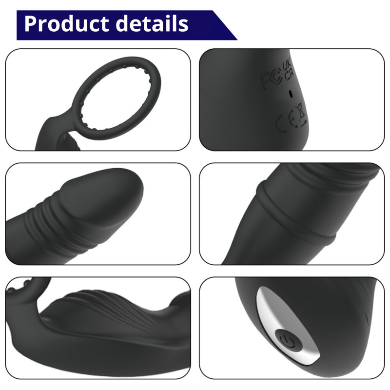 Массажер простаты Erospace Men's Play Thrusting Prostate Massager APP Controlled B5