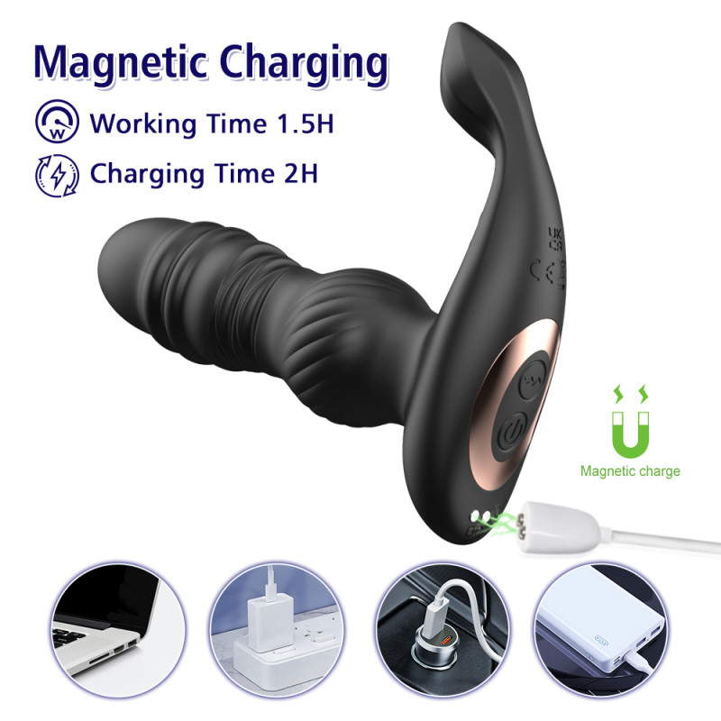 Массажер простаты Erospace Men's Play Thrusting Prostate Massager B4