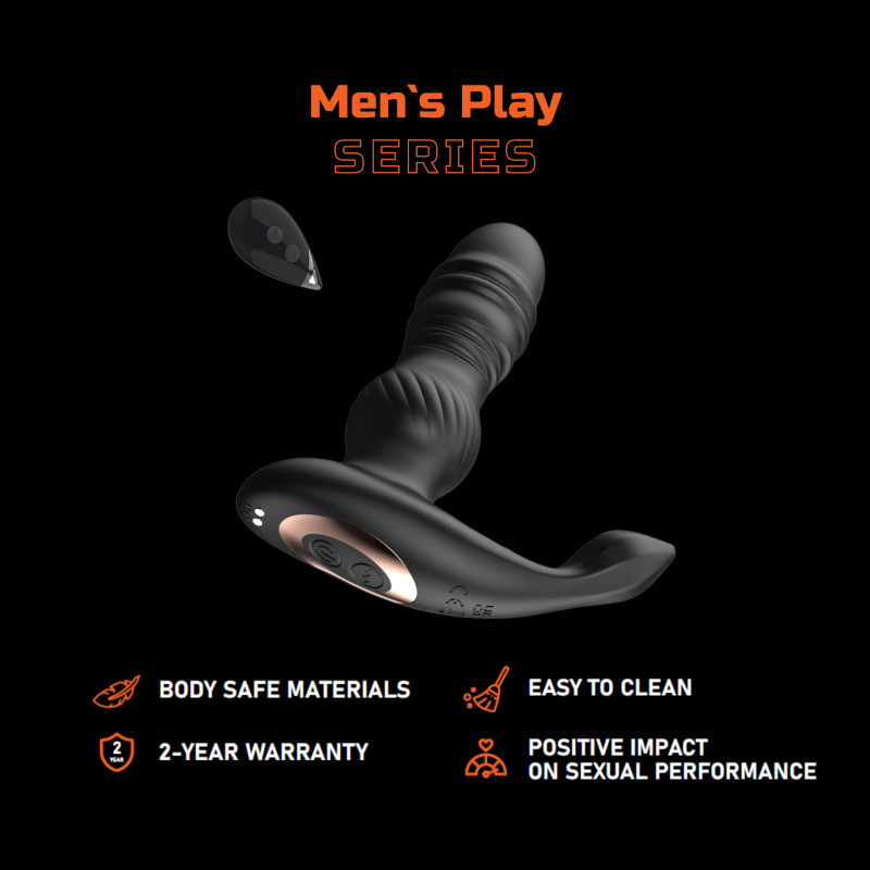 Массажер простаты Erospace Men's Play Thrusting Prostate Massager B4