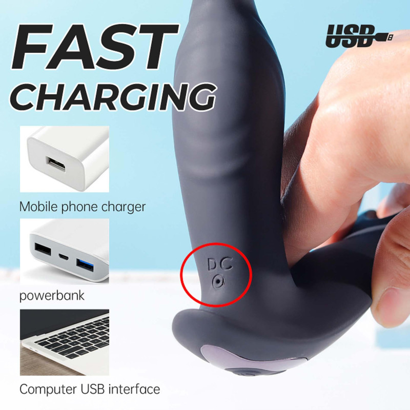 Массажер простаты B - Series Cute Remote Control Prostate Massager That Wiggles