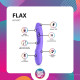 Вибратор Good Vibes Only - Flax Vibrating Dildo with G-Spot Stimulator