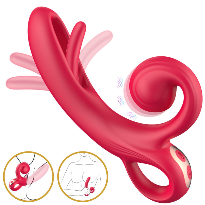 Вібратор Erospace Sweet Play Tongue Flipping Vibrator A4