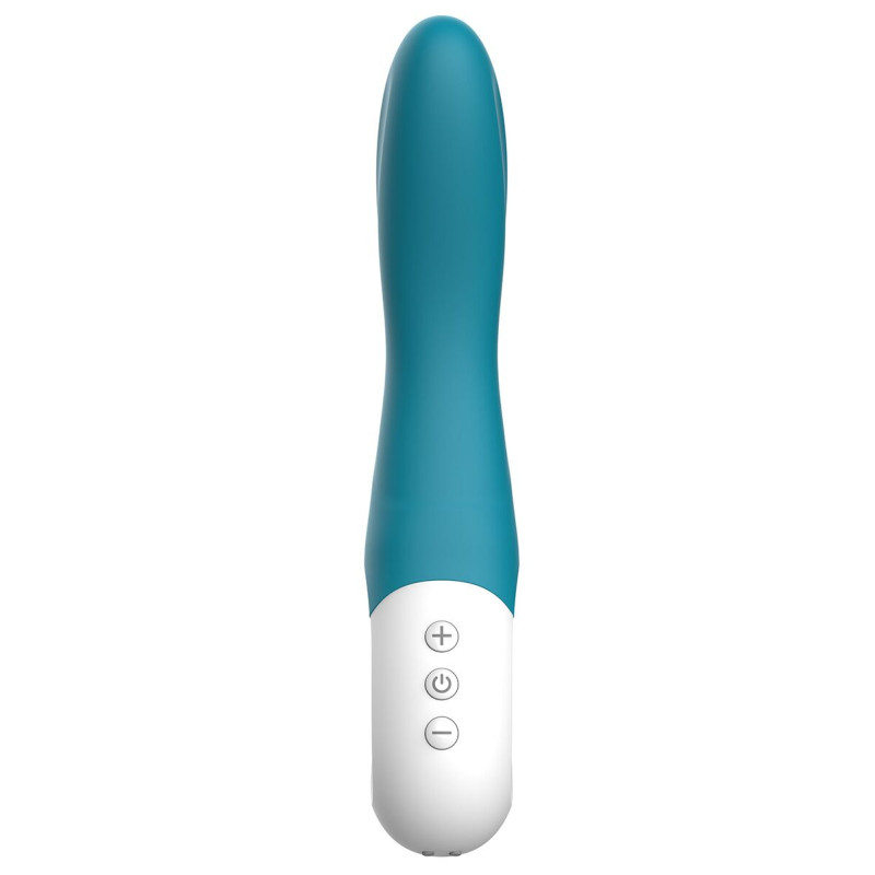 Вібратор точки G Liebe Bend It Rechargeable Ocean Blue, 10 режимів, дуже потужний, гнучкий стовбур