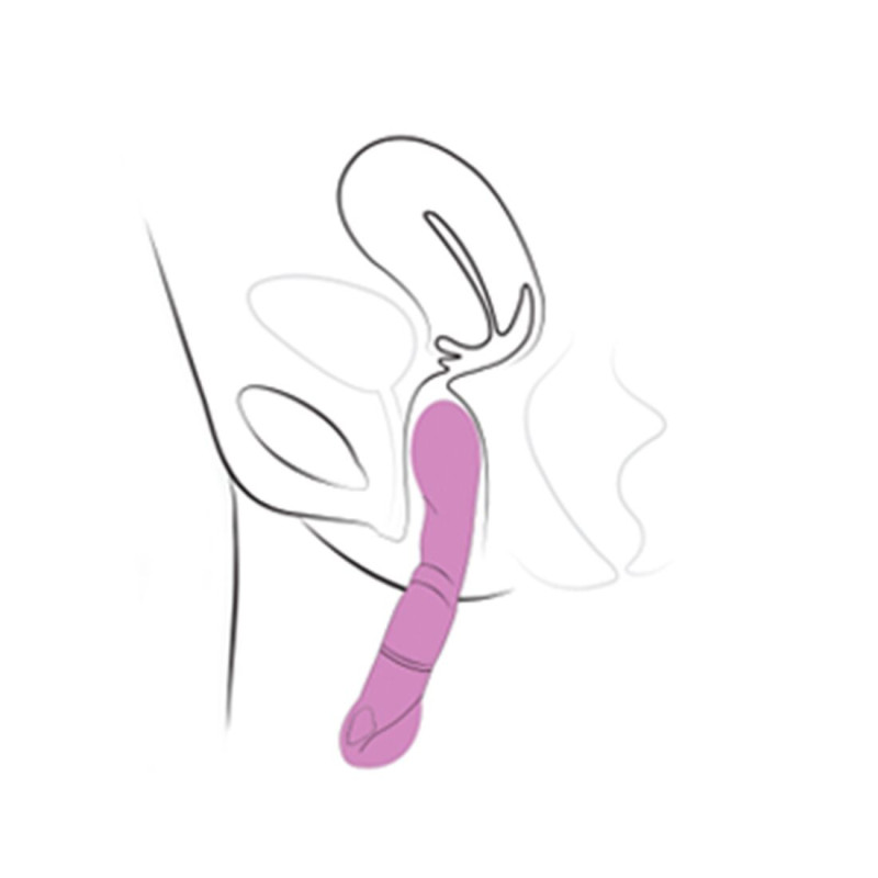 Вибратор Adrien Lastic Nyx 2.0 стимуляция точки G и входа во перезаряжаемое влагалище