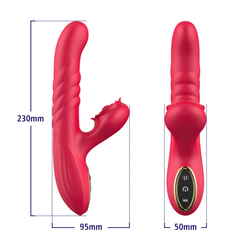 Вібратор Erospace Sweet Play G-Spot Vibrator With Thrusting A2