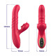 Вібратор Erospace Sweet Play G-Spot Vibrator With Thrusting A2