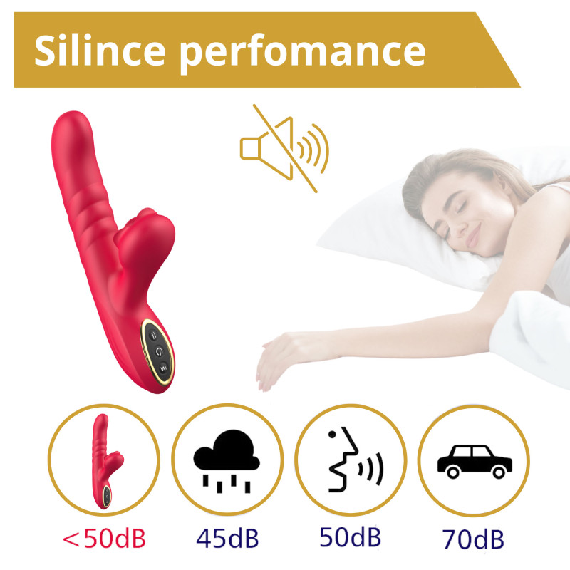 Вібратор Erospace Sweet Play G-Spot Vibrator With Thrusting A2