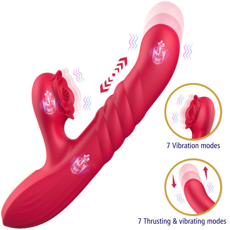 Вібратор Erospace Sweet Play G-Spot Vibrator With Thrusting A2