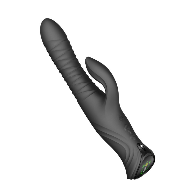 Пульсатор-кролик з вібрацією Zalo Mose 2 Obsidian Black