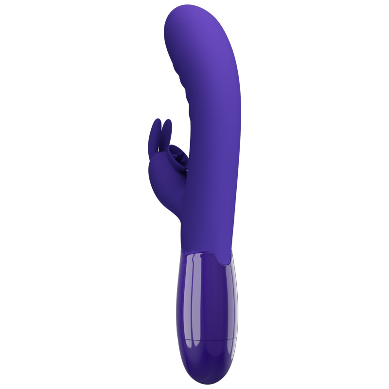 Вібратор Pretty Love Cerberus Licking Vibrator Blue
