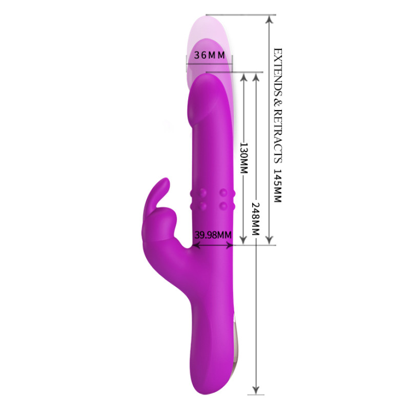 Вібратор Pretty Love Reese Vibrator Purple