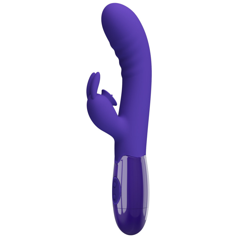 Вібратор Pretty Love Cerberus Licking Vibrator Blue