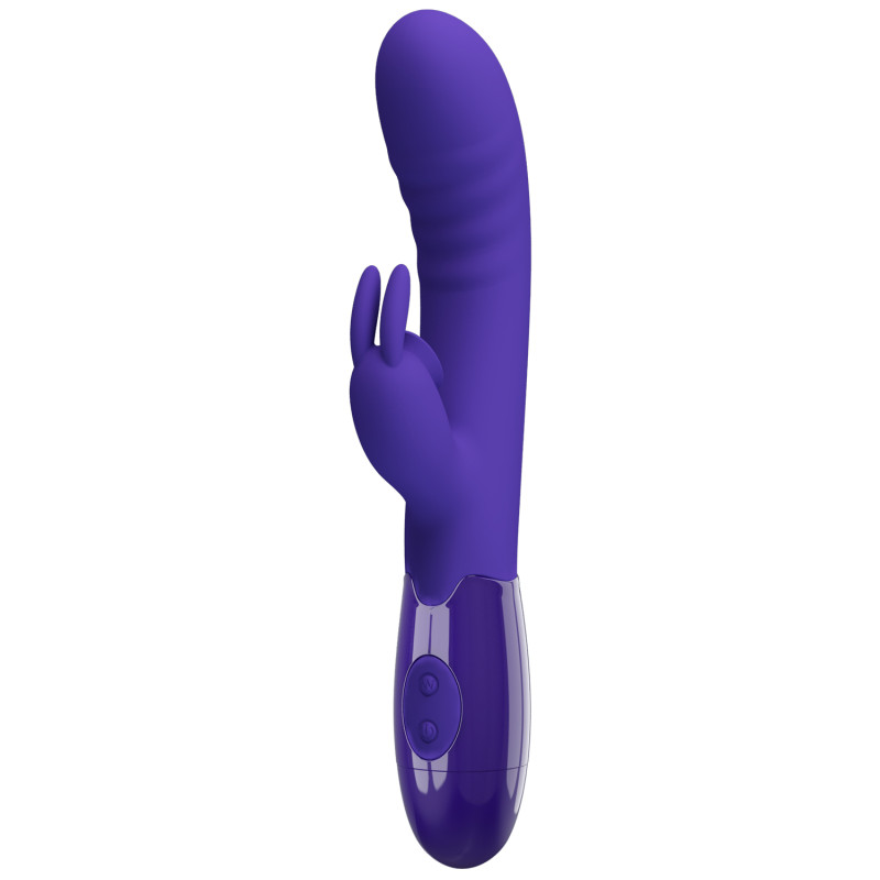 Вібратор Pretty Love Cerberus Licking Vibrator Blue